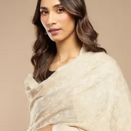 Fabindia Natural Regular Fit Woven Design Shawl image 5