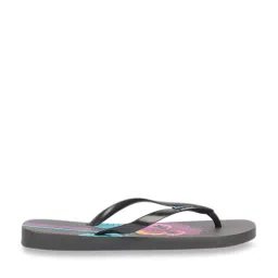 Ipanema Botanical Fem Black & Purple Flip Flops image 2