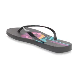 Ipanema Botanical Fem Black & Purple Flip Flops image 5