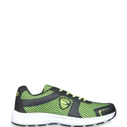 Duke Men's Black & Lime Green Running Shoes image 2
