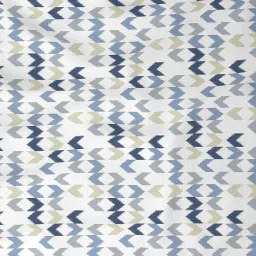 In-House by Maspar Blue 200 TC Cotton Printed Bed Sheet with 2 Pillow Cover image 4