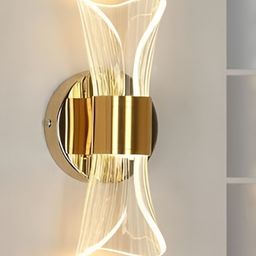 KINIS Transparent Acrylic Abstract Shaped Shaped Wall Lamp-picture-3