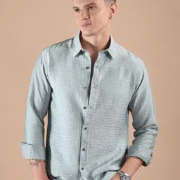 Beyoung Men Classic Spread Collar Wrinkle Free Casual Shirt-picture-44