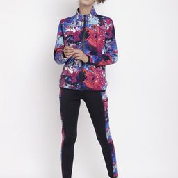 Chkokko Women Pink & Black Track Suit-picture-16