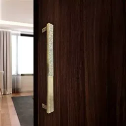 Atom 409 mm (16.1 inch) Aluminium Gold Matte Finish Pull Handle, NARMADA-BA-16.1 image 2