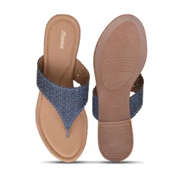 Bata BlueWomens Open Toe Flats image 4