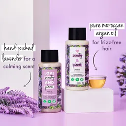 Love Beauty & Planet Set of Argan Oil & Lavender Shampoo 200 ml + Hair Serum 50 ml image 2