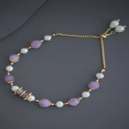 Kushal's Fashion Jewellery Women Lavender Gold-Plated Party Zircon Trendy Bracelet-picture-11