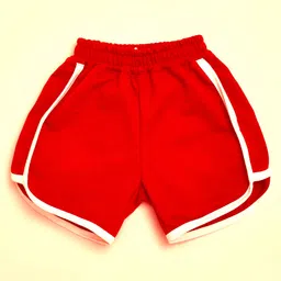 Kiwi Cotton Side Taped Shorts - Red-image-50