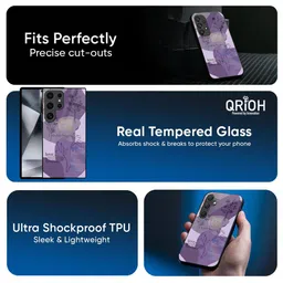 QRIOH Floral Printed Samsung Galaxy S24 Ultra 5G Back Case image 4