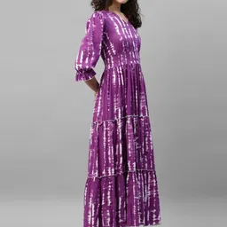 Jash Creation Women Purple Kurtas image 2