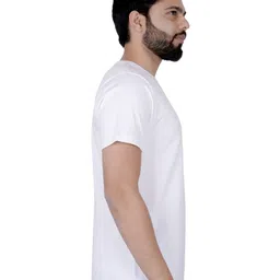 LA MILANO Men Graphic Printed Round Neck Pure Cotton Slim Fit T-shirt image 2