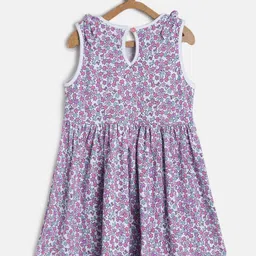 MINI KLUB Girls Multi coloured Floral Sleeveless Dress image 2