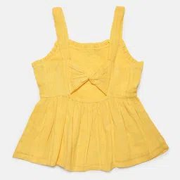 ELLE Yellow Peplum Top image 2