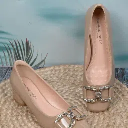 Ronnie Grey Women's Khaki Casual Pumps-picture-19