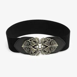 YouBella Adjustable Black Waist Belt for Women image 2