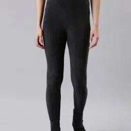 Go Colors! Black Mid Rise Leggings-image-25