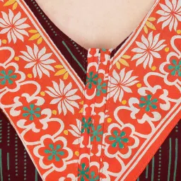 Secret Wish Brown Printed Nighty image 4