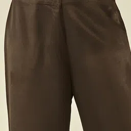 Cover Story Black High Rise Regular Fit Trousers image 5