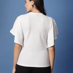 Style Quotient White Solid Top image 2
