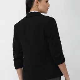 Van Heusen Black Regular Fit Blazer image 2