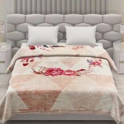 Monte Carlo Multicolor Polyester 1000 GSM Double Bed Winter Blanket image 2