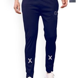 Moda Rapido Men Pack Of 2 Mid Rise Slim Fit Joggers Track Pants-picture-49