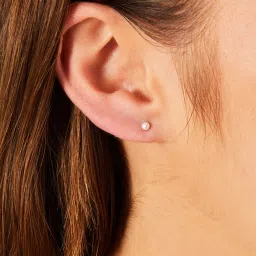 Accessorize London Crystal Stud Earrings -Set of 3 image 2