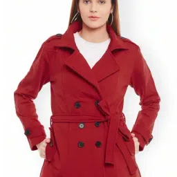 Belle Fille Red Regular Fit Jacket-image-5