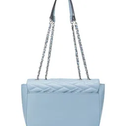 Guess Moonstone Blue Briella Quilted Cross Body Bag image 2