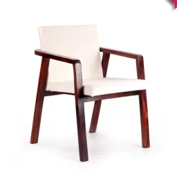 ExclusiveLane Finesse Brown Sheesham Wood Handcrafted Arm Chair Walnut Finish-image-48