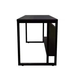 Riyan Luxiwood Cosmo Computer Table with Closed Leg Room Brown 60 x 150 x 75 cm, RLST018C image 4