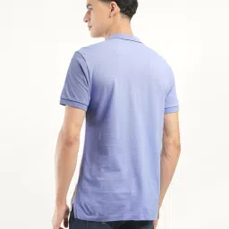 Levi's White Cotton Regular Fit Colour Block Polo T-Shirt image 2