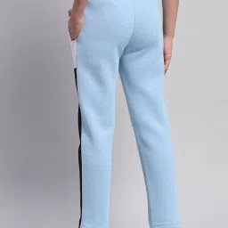 Monte Carlo Boys Sky Blue Cotton Blend Printed TrackPants image 2