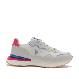 U.S. Polo Assn. Men's Off White Running Shoes image 2