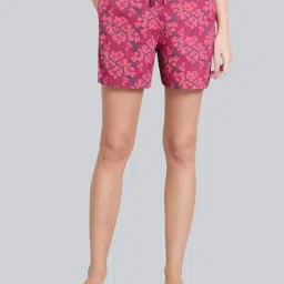 Van Heusen Pink Printed Shorts image 1