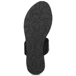 Metro Women's Black Toe Ring Sandals image 4