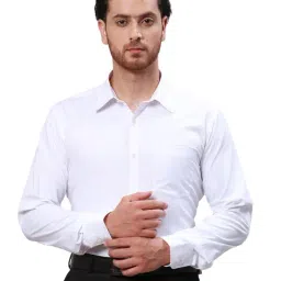 Park Avenue White Slim Fit Shirt-picture-24