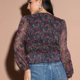 Kibo Multi Crepe Print Tops image 2