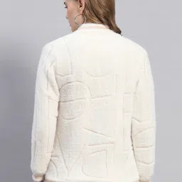 Monte Carlo Off White Regular Fit Sweatshirt image 2