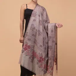 Tweedle Women Floral Woven Design Shawl-picture-39