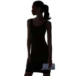 Enoki Navy Solid Zip Around Wallet for Women image 5