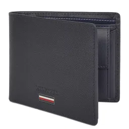 Tommy Hilfiger Navy Vernon Leather Small Coin Wallet image 2
