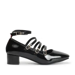 Elle Women's Black Casual Pumps image 2