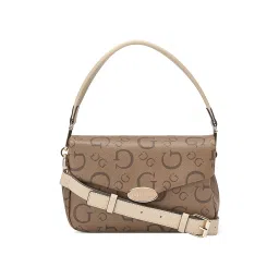 Guess Monogram Oakbank Mini Crossbody Flap Bag image 2