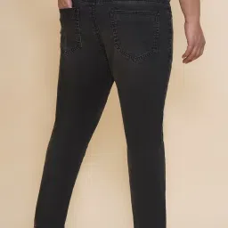 John Pride Black Cotton Regular Fit Jeans image 2