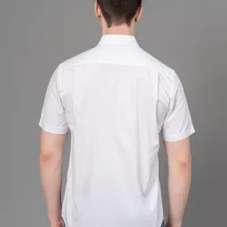 Red Tape White Cotton Regular Fit Shirt image 2