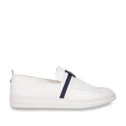 Duke Men's White Casual Loafers image 2