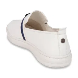 Duke Men's White Casual Loafers image 5