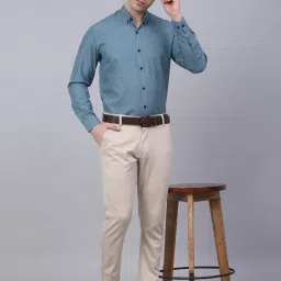 Jainish Grey Regular Fit Shirt image 5